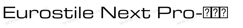 Eurostile Next Pro字体转换